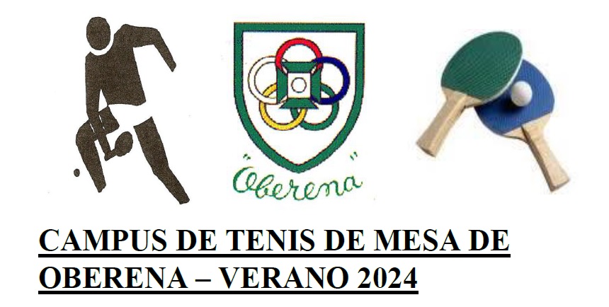 Campus de Tenis de Mesa de Oberena - Verano 2024